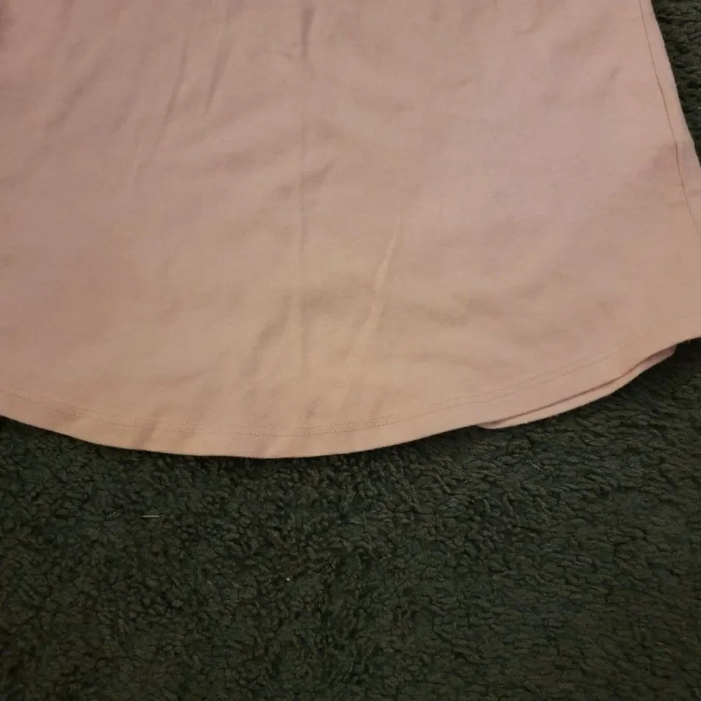 Wonder Nation Girls Pink Round Neck Long Sleeve Pullover Shirt Size M 7/8